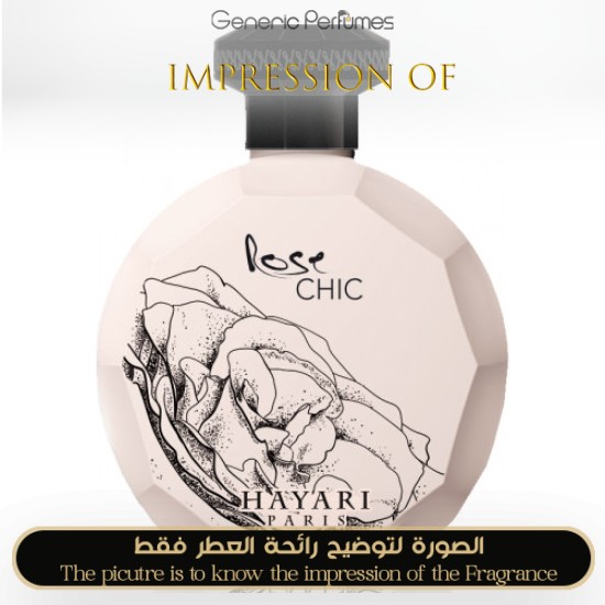 Hayari Parfums - Rose Chic for Unisex - Grade A+