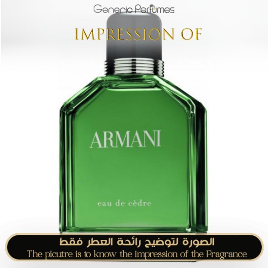 Giorgio Armani - Eau de Cedre for Man by Giorgio Armani